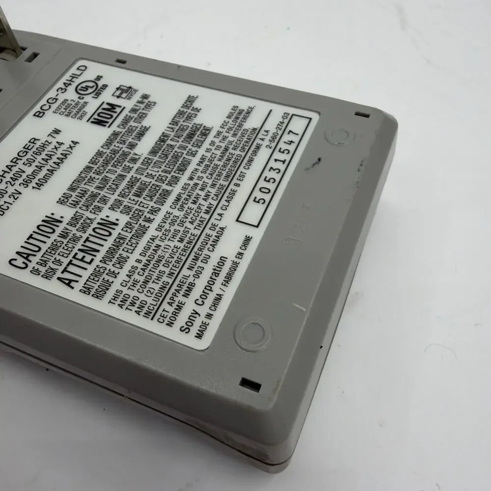 Sony CycleEnergy BCG-34HLD Ni-MH AA/AAA Battery Charger